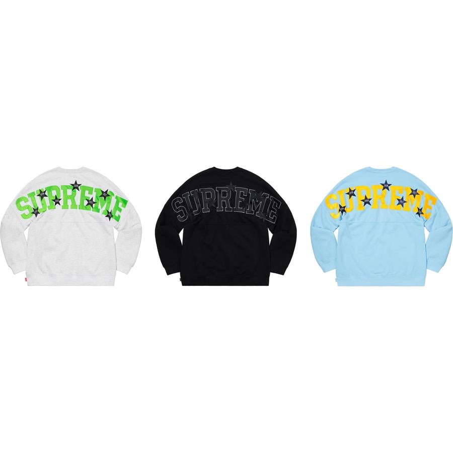 Supreme Stars Crewneck for spring summer 20 season