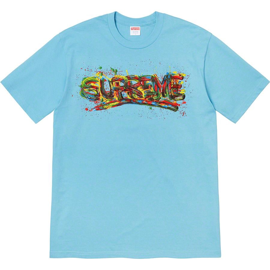 Supreme Paint Logo Tee releasing on Week 0 for spring summer 2020