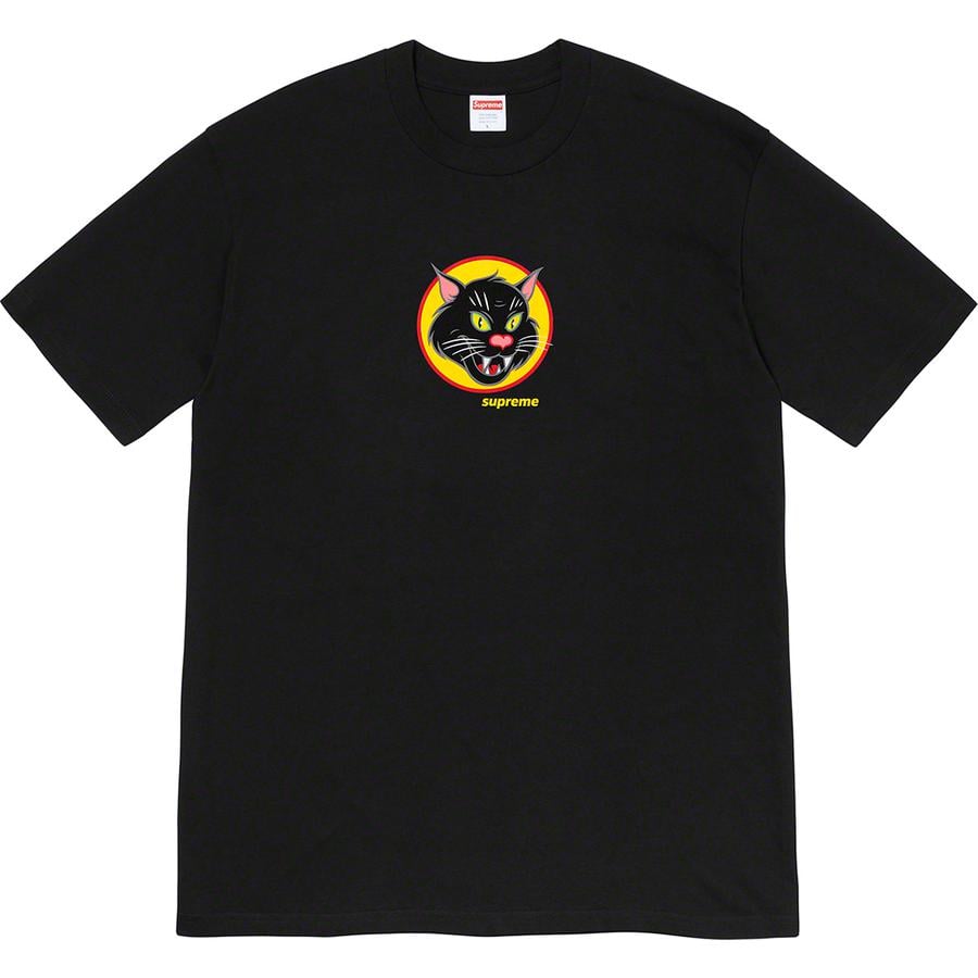 Supreme Black Cat Tee releasing on Week 1 for spring summer 2020