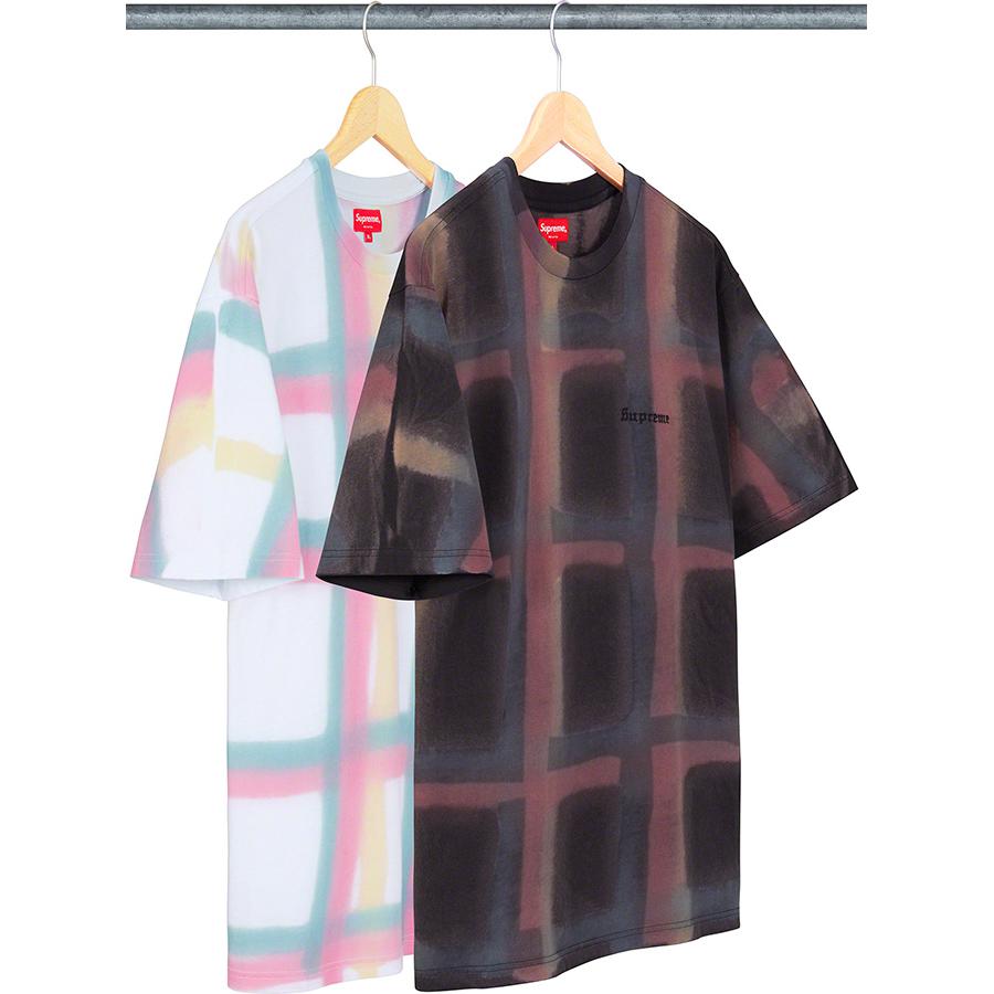 Supreme Sprayed Plaid S S Top released during spring summer 20 season