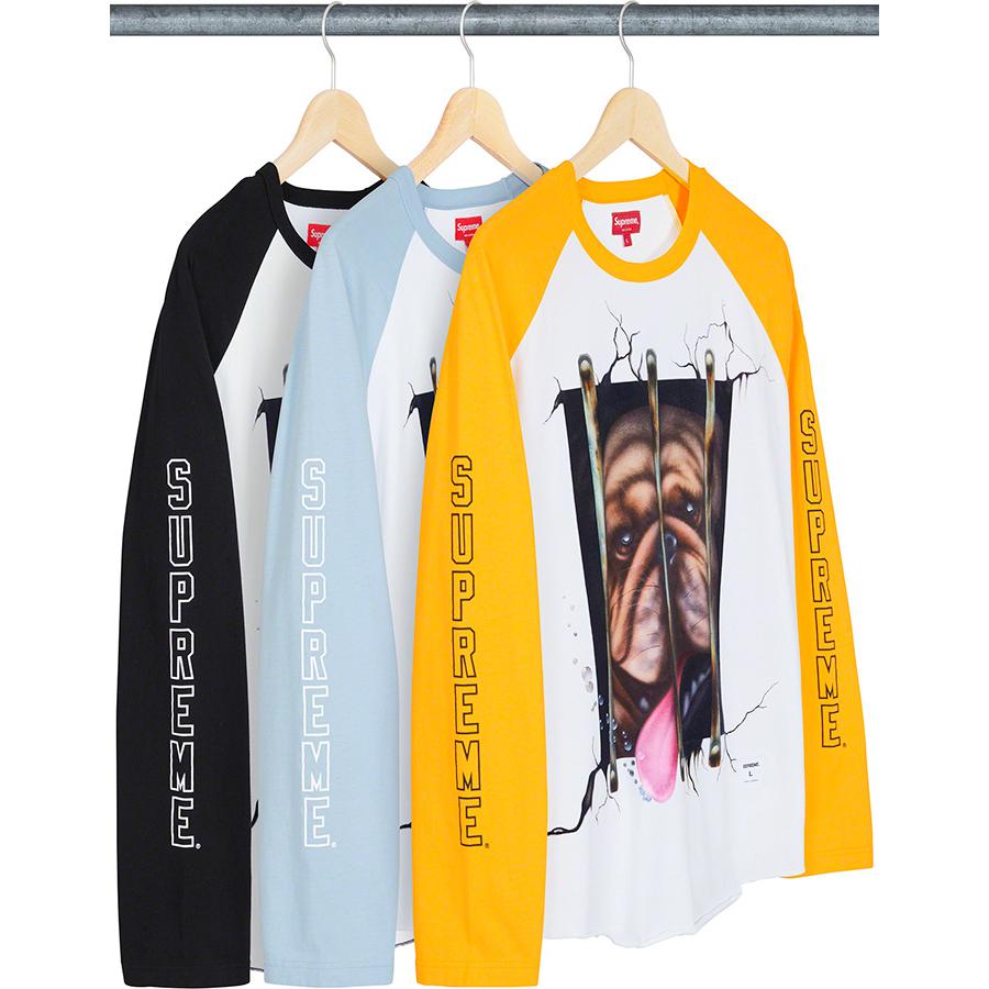 Supreme Dog Raglan L S Top releasing on Week 11 for spring summer 2020