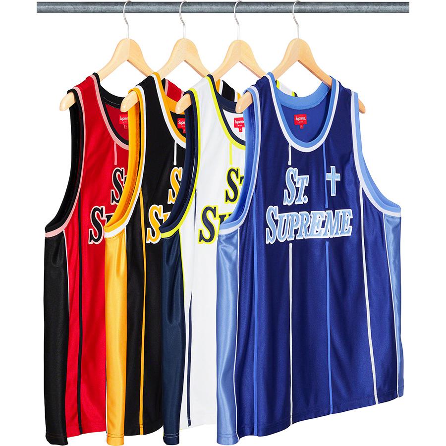 st supreme basketball jersey