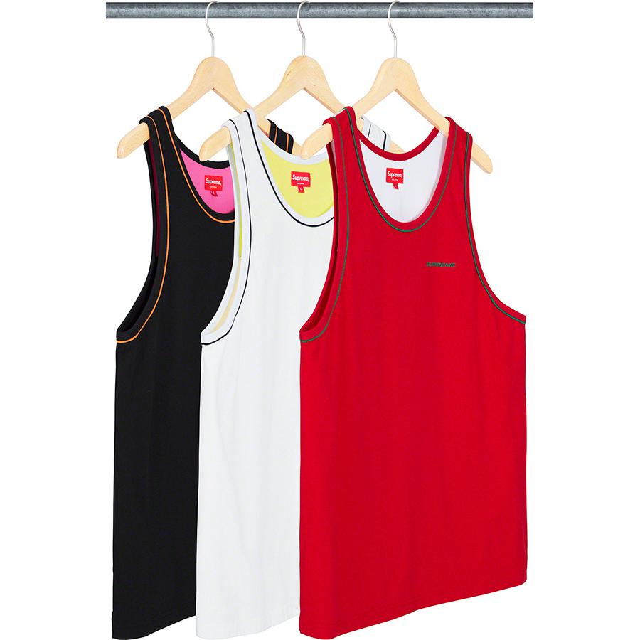Supreme Piping Tank Top released during spring summer 20 season