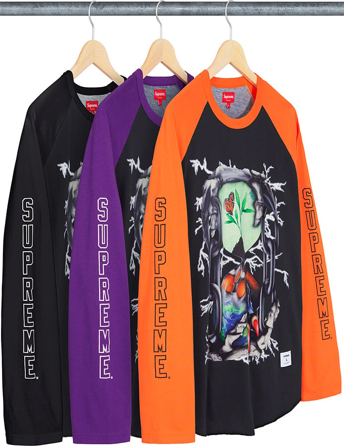 定価以下 XL supreme hourglass raglan L/S top