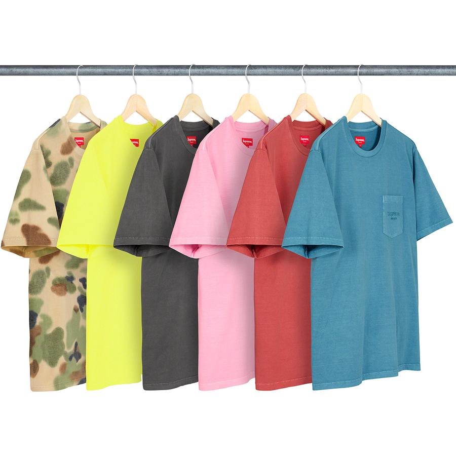 Supreme Overdyed Pocket Tee released during spring summer 20 season