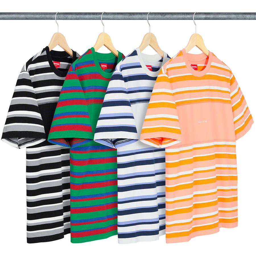 Supreme Blocked Stripe S S Top for spring summer 20 season