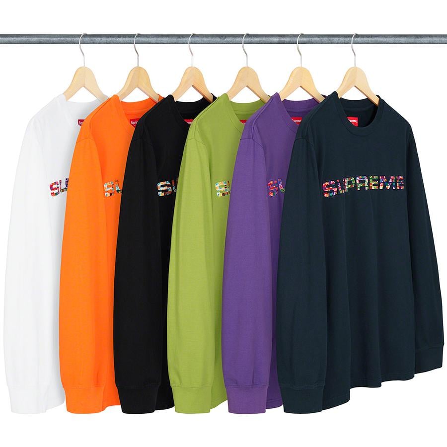 Supreme Meta Logo L S Top releasing on Week 5 for spring summer 2020