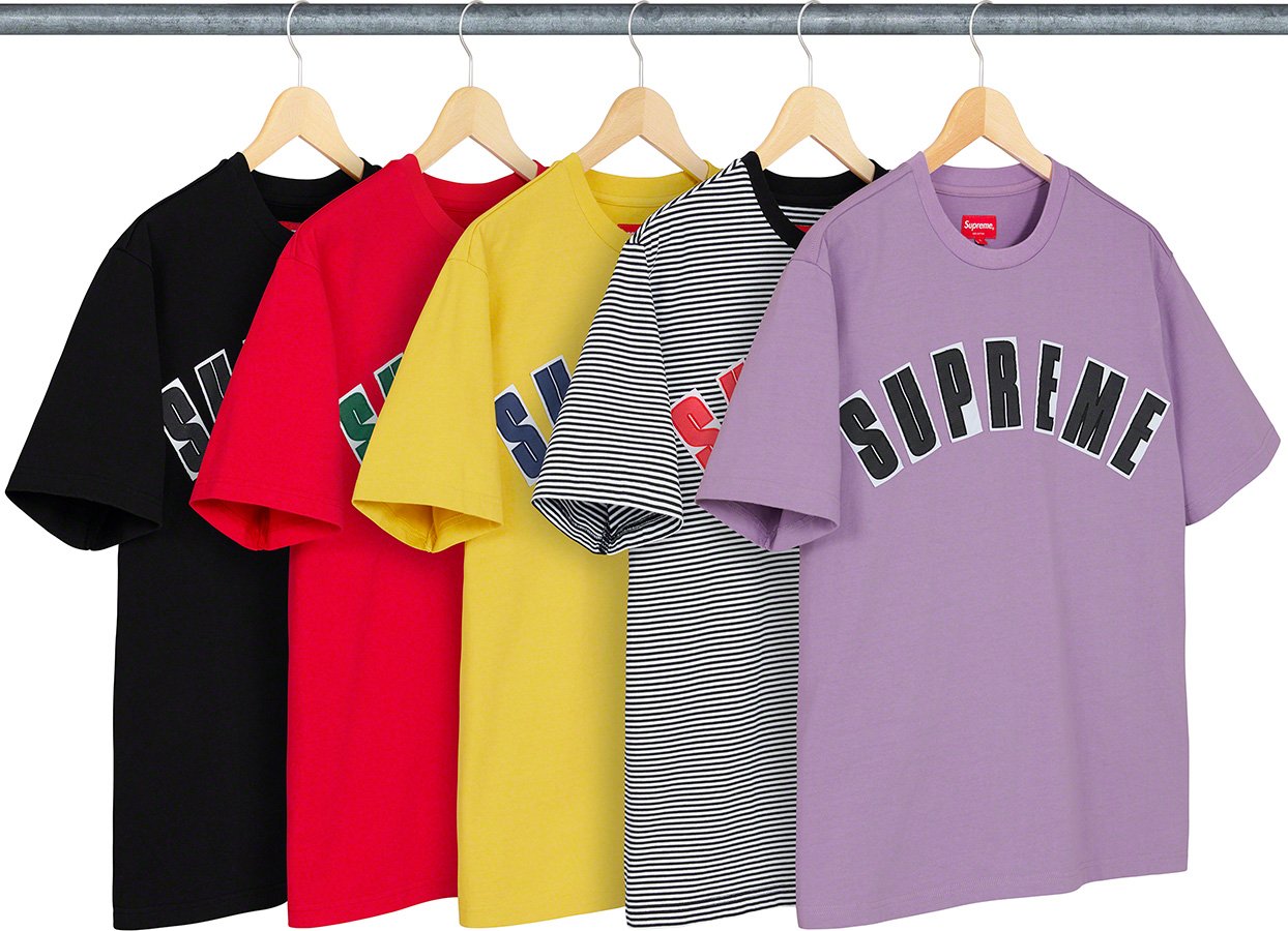 M Supreme Arc Applique S/S Top ボーダー