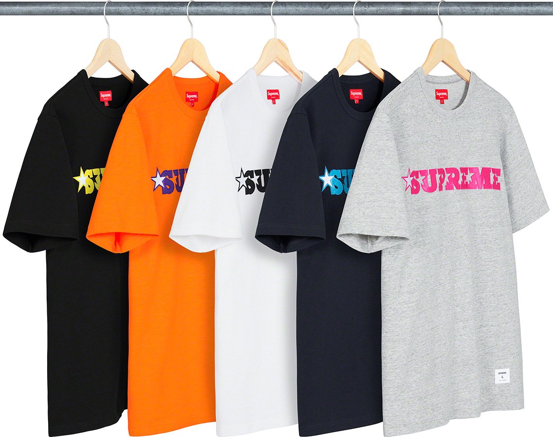 最高級 Supreme スターロゴ Tシャツ kidsk.com.co