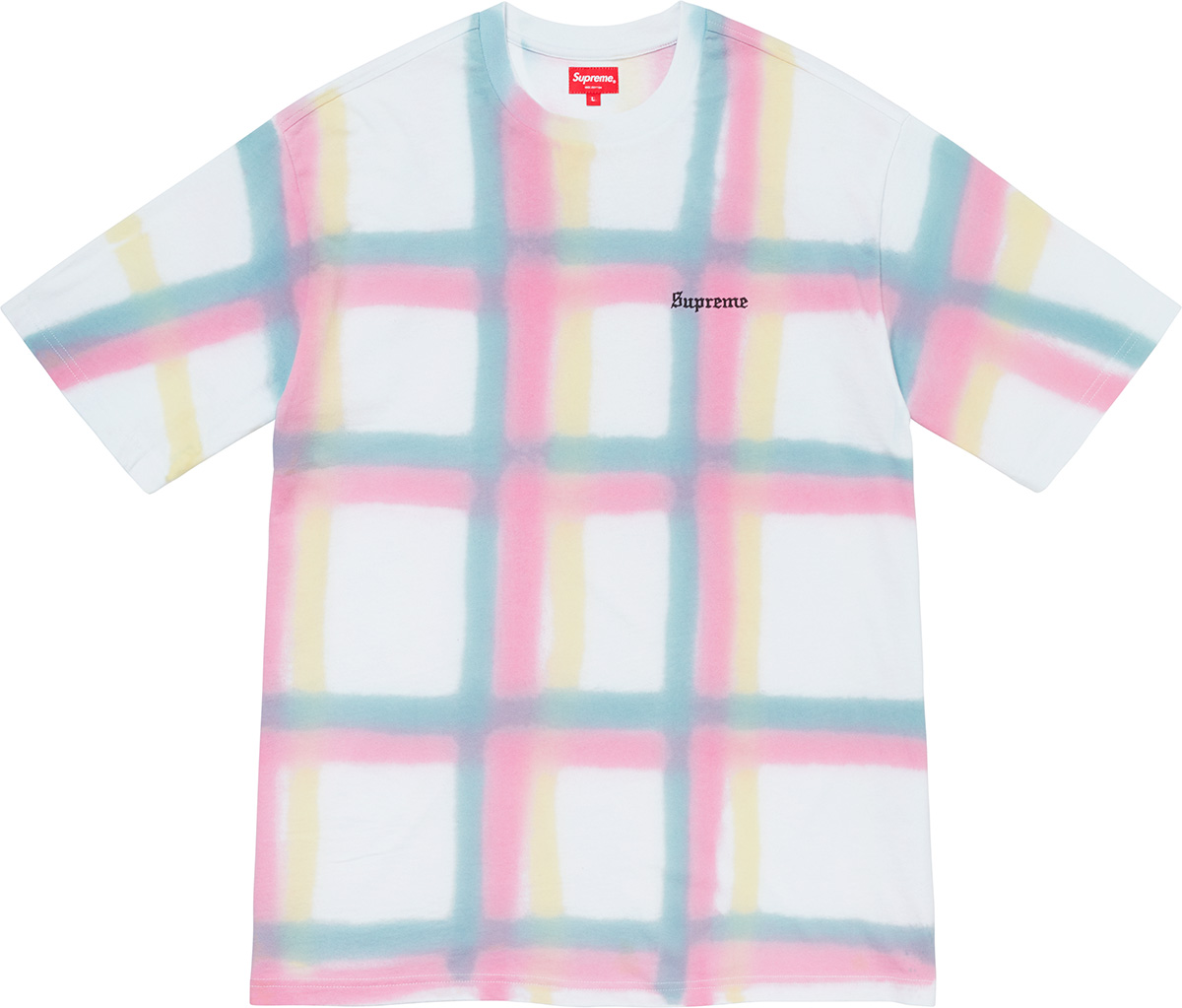 Sprayed Plaid S S Top - spring summer 2020 - Supreme