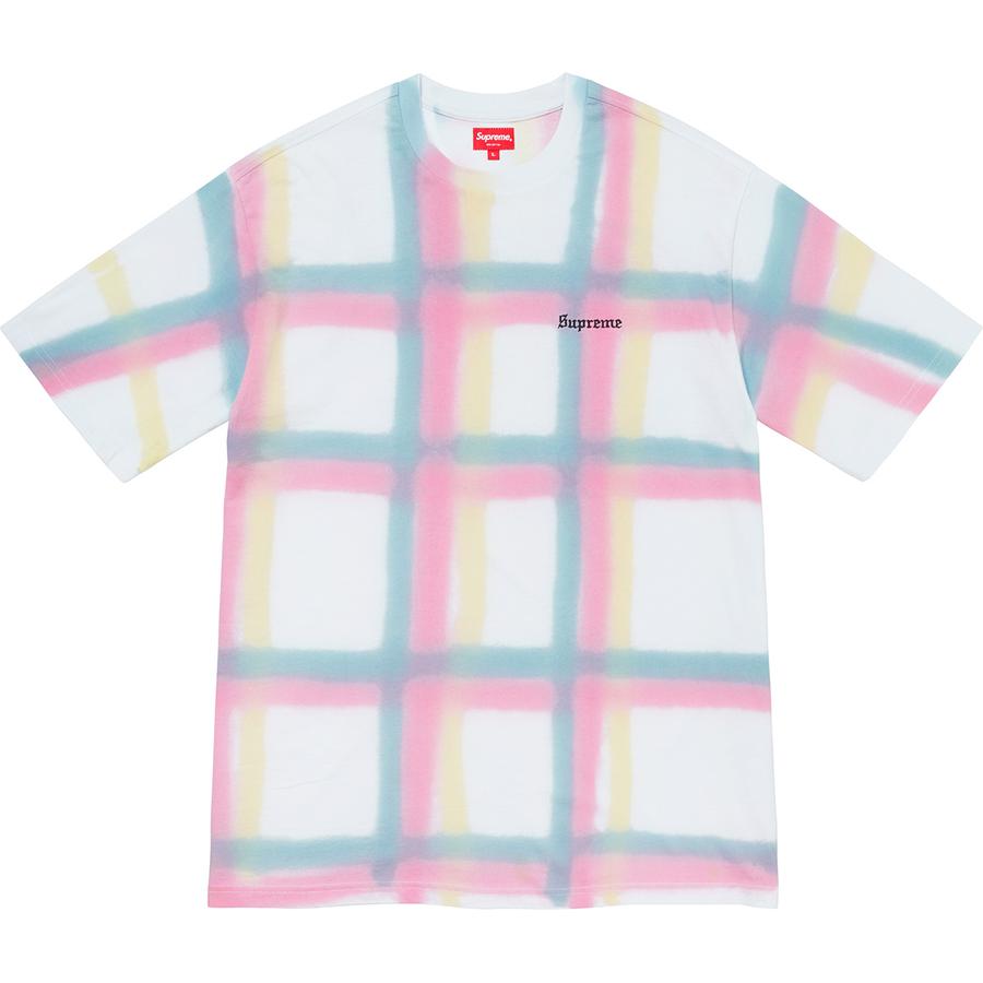 Supreme Sprayed Plaid S S Top (SS20) - $88