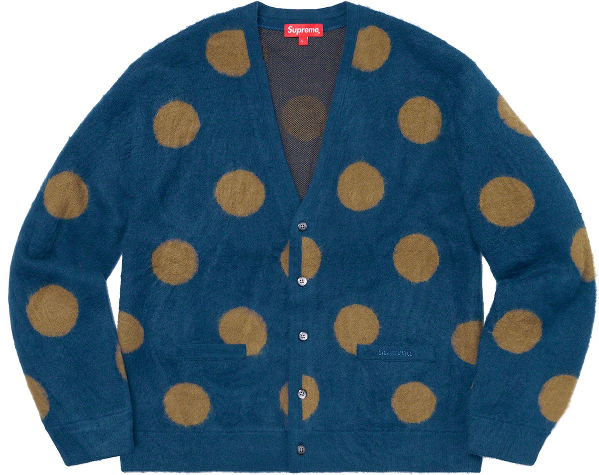 Brushed Polka Dot Cardigan - spring summer 2020 - Supreme