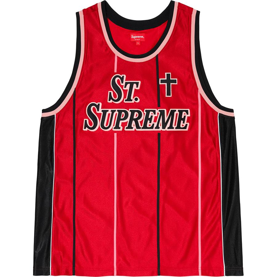 Details on St. Supreme Basketball Jersey  from spring summer
                                                    2020 (Price is $118)