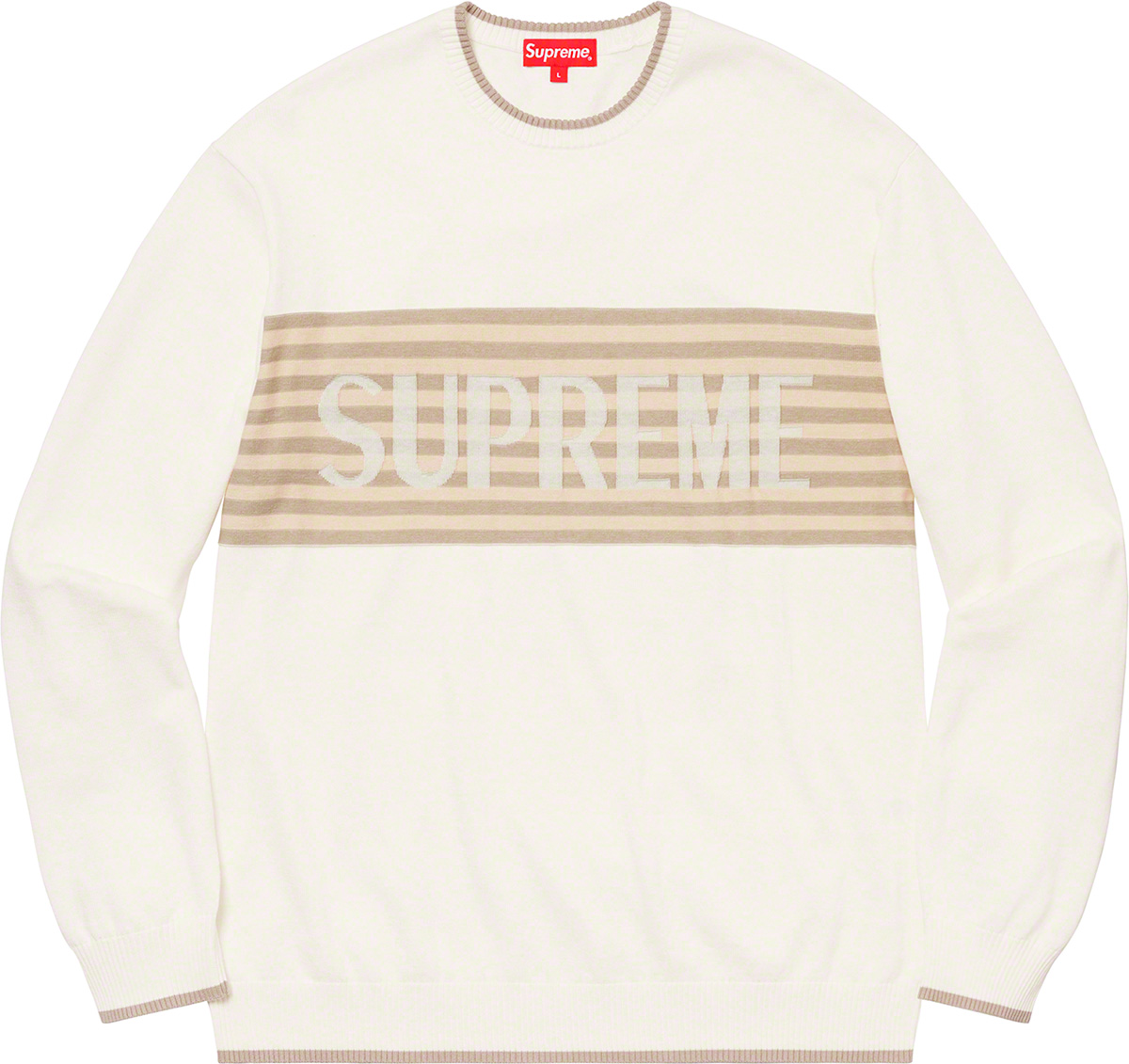 Chest Stripe Sweater - Supreme Community