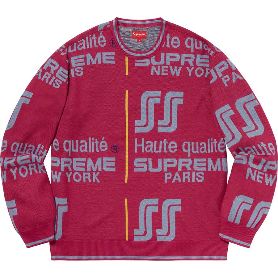 Qualité Sweater - spring summer 2020 - Supreme