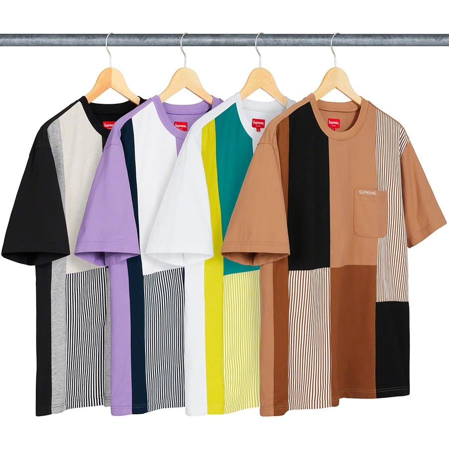 Supreme Patchwork Pocket Tee releasing on Week 10 for spring summer 2020