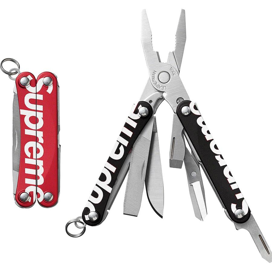 Details on Supreme Leatherman Squirt PS4 Multitool from spring summer
                                            2021 (Price is $58)