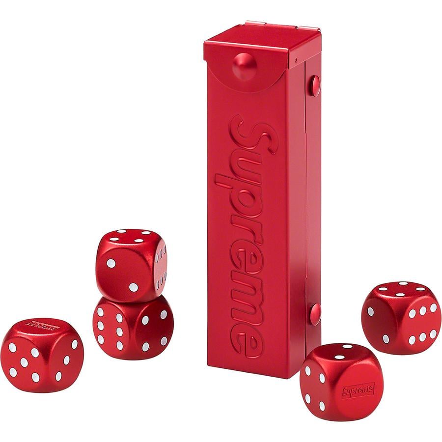 Supreme Aluminum Dice Set for spring summer 21 season