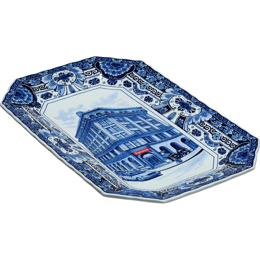 Details on Supreme Royal Delft Hand-Painted 190 Bowery Large Plate  from spring summer
                                                    2021 (Price is $3998)