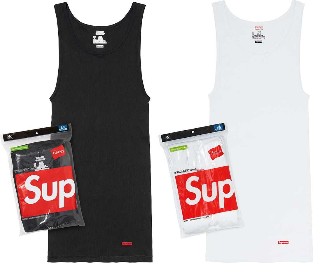 Hanes Tagless Tank Tops (3 Pack) - spring summer 2021 - Supreme