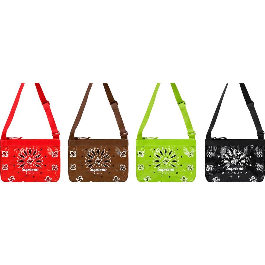 Supreme Bandana Tarp Side Bag releasing on Week 8 for spring summer 2021