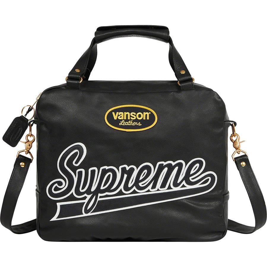 Details on Supreme Vanson Leathers Spider Web Bag  from spring summer
                                                    2021 (Price is $598)