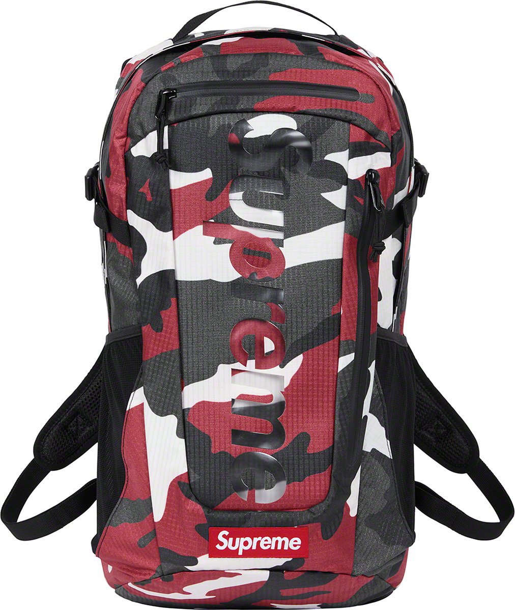 Supreme Backpack (SS21) Red Camo