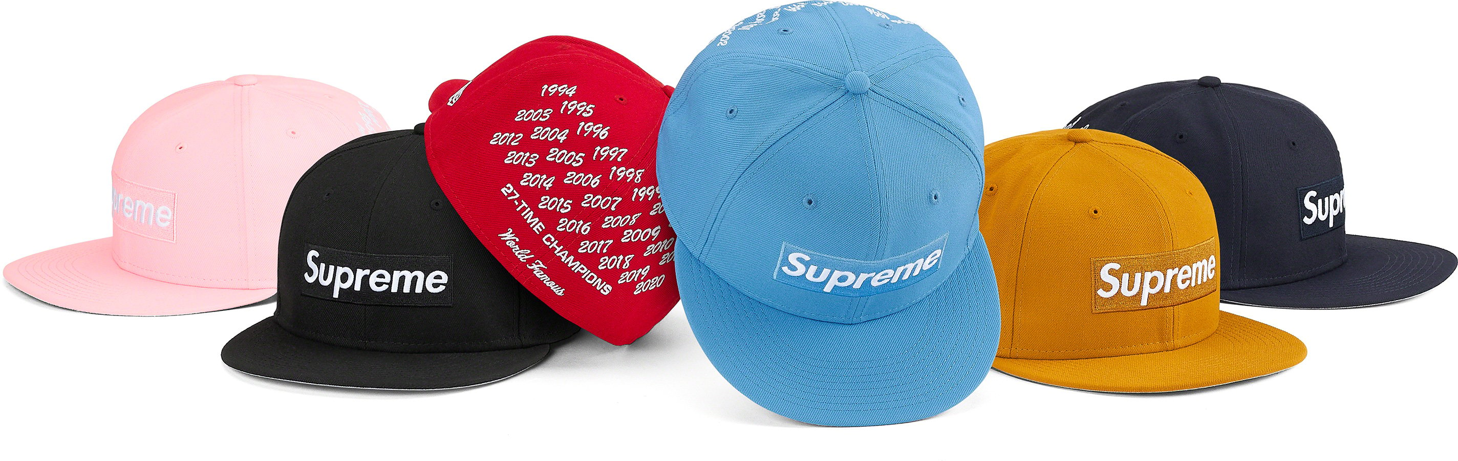 Buy Supreme x New Era Champions Box Logo Hat 'Black' - SS21H30 BLACK