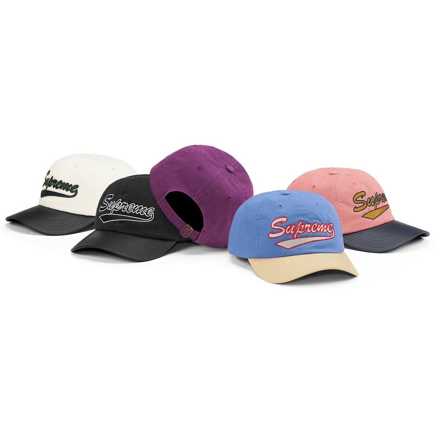 Supreme Leather Visor 6-Panel for spring summer 21 season