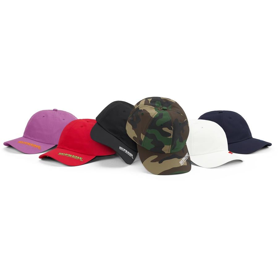 supreme Visor Logo 6-Panel Woodland Camo