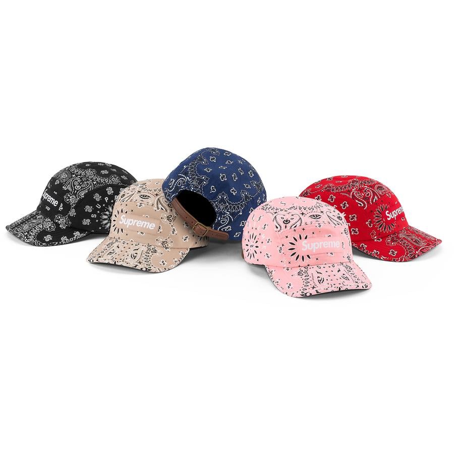 Supreme Bandana Camp Cap releasing on Week 14 for spring summer 2021