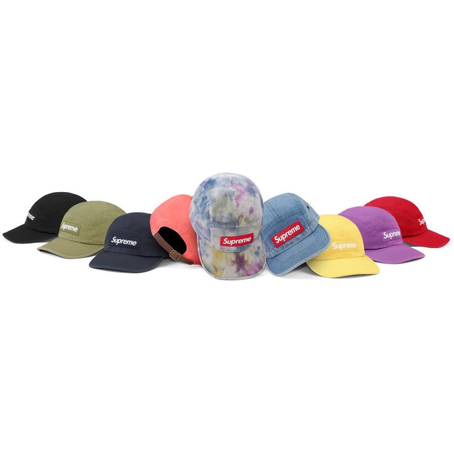 Supreme Washed Chino Twill Camp Cap released during spring summer 21 season