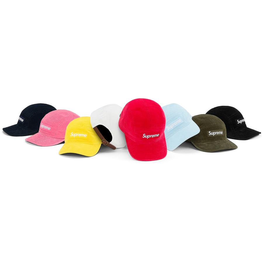 Supreme Fine Wale Corduroy Camp Cap releasing on Week 2 for spring summer 2021