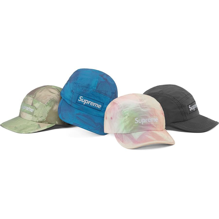 Supreme Reflective Dyed Camp Cap releasing on Week 8 for spring summer 21