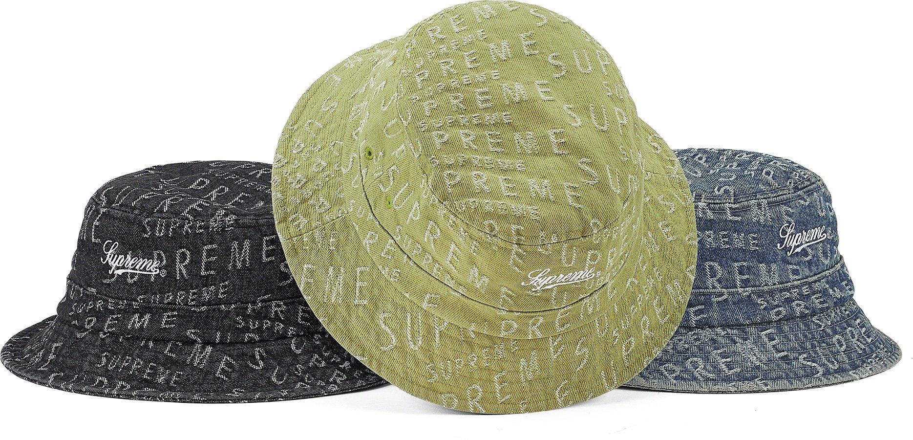 Warp Jacquard Logos Denim Crusher - spring summer 2021 - Supreme