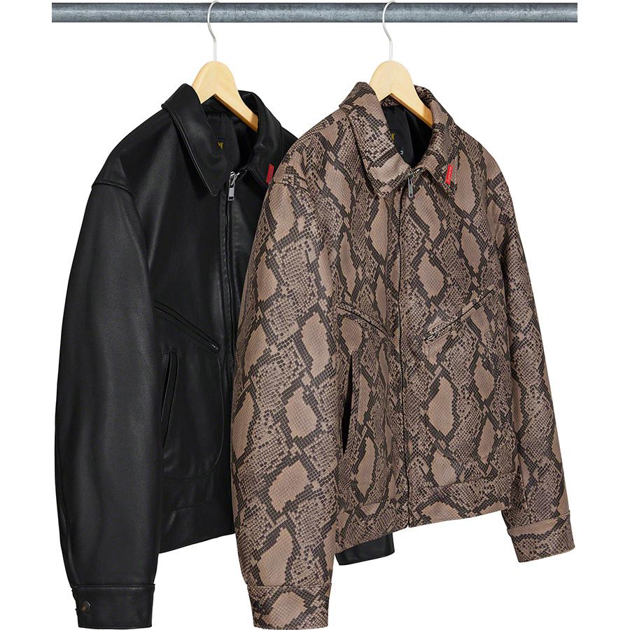 Supreme Supreme Schott Leather Work Jacket releasing on Week 1 for spring summer 2021