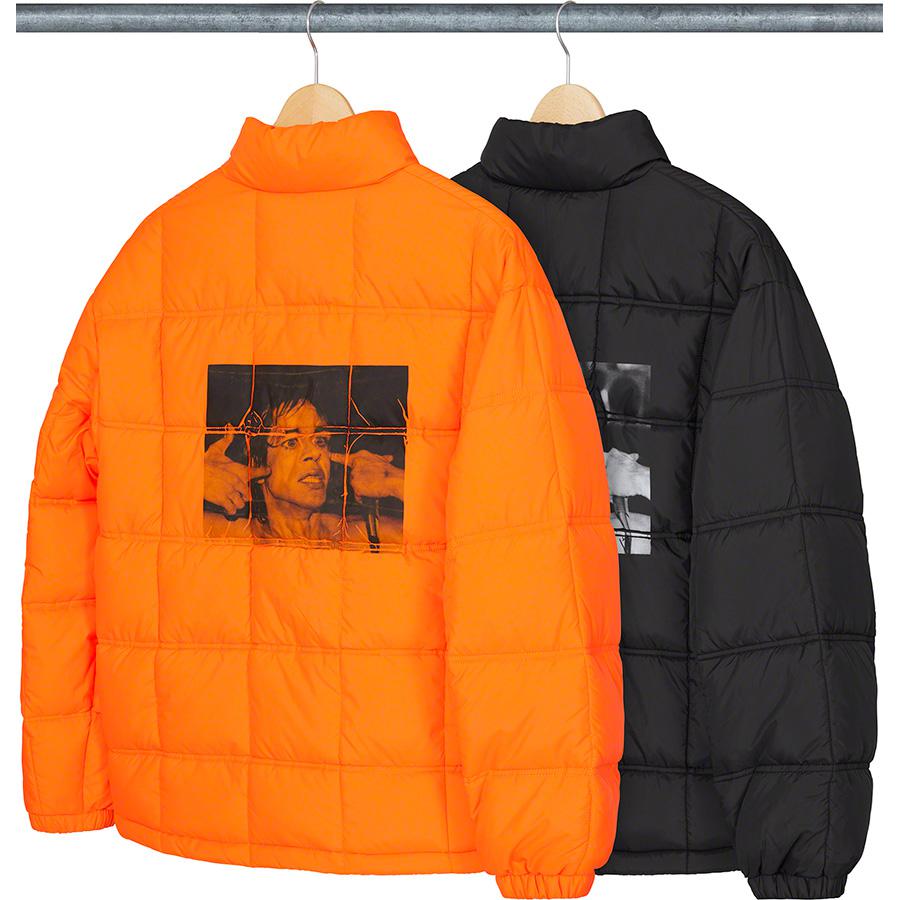 Supreme Iggy Pop Puffy Jacket released during spring summer 21 season