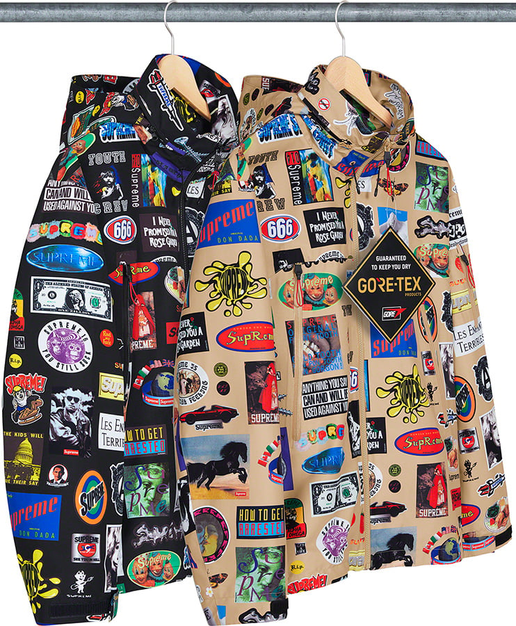 GORE-TEX Stickers Shell Jacket - spring summer 2021 - Supreme