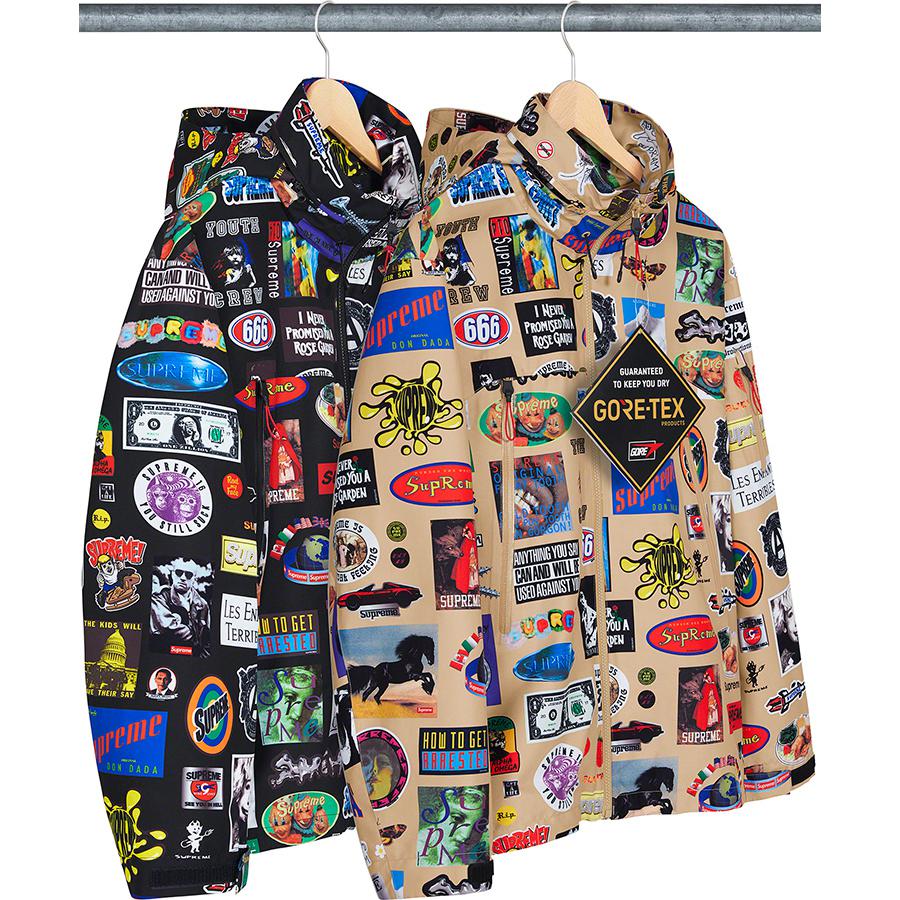 Details on GORE-TEX Stickers Shell Jacket from spring summer
                                            2021 (Price is $398)