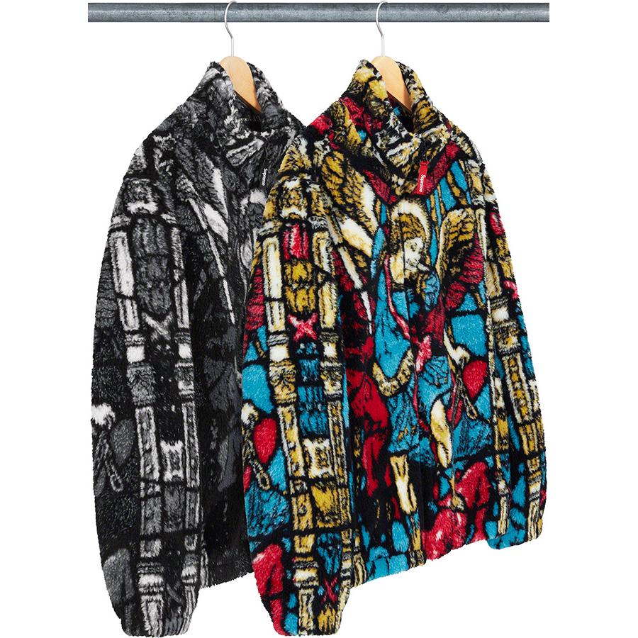 Supreme Saint Michael Fleece Jacket released during spring summer 21 season