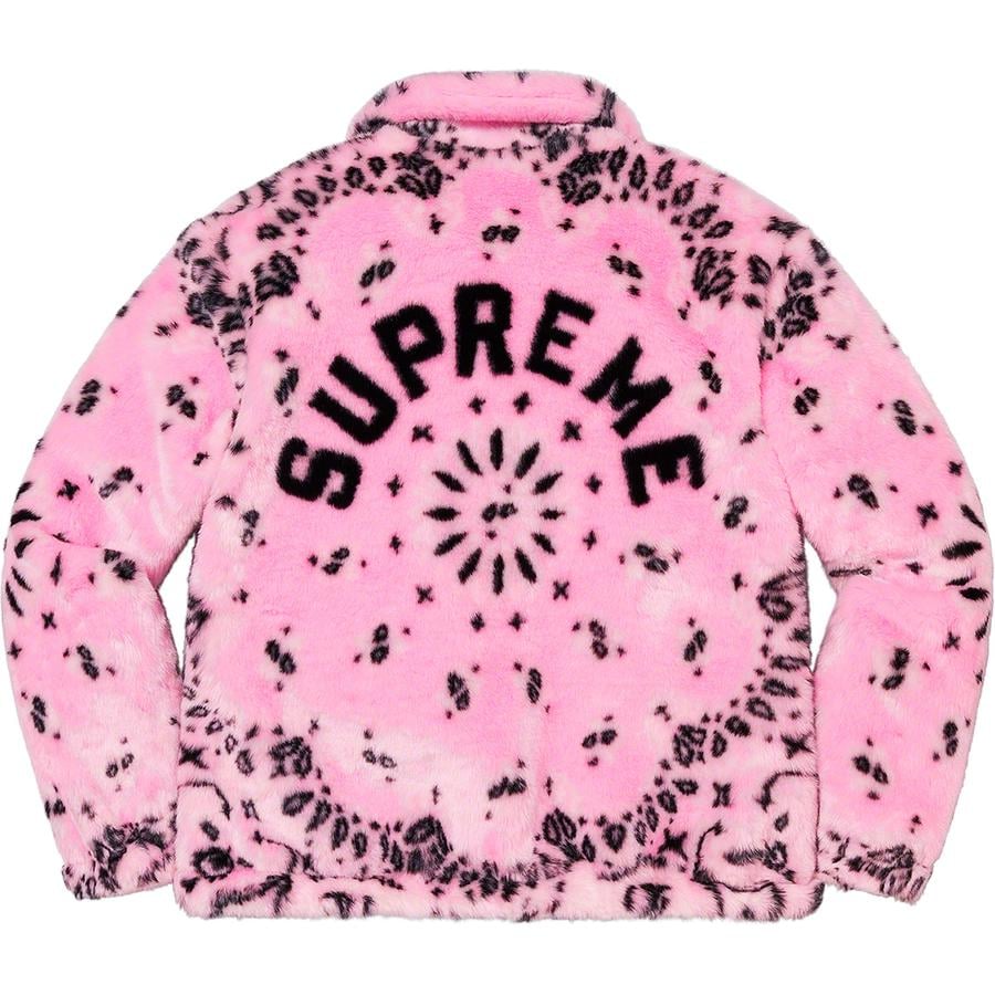 Details on Bandana Faux Fur Bomber Jacket  from spring summer
                                                    2021 (Price is $398)