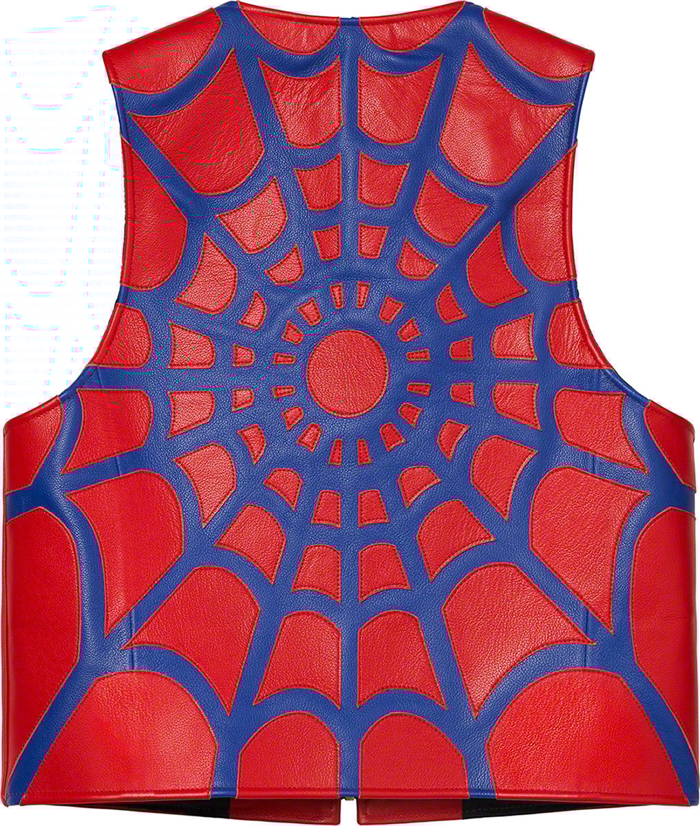 Vanson Leathers Spider Web Vest - spring summer 2021 - Supreme