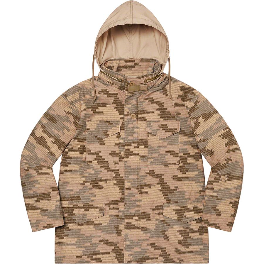 Supreme Logo Camo M-65 Jacket (SS21) - $298