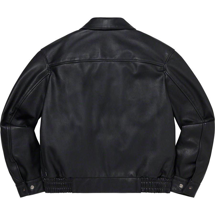 Details on Supreme Schott Leather Work Jacket  from spring summer
                                                    2021 (Price is $698)