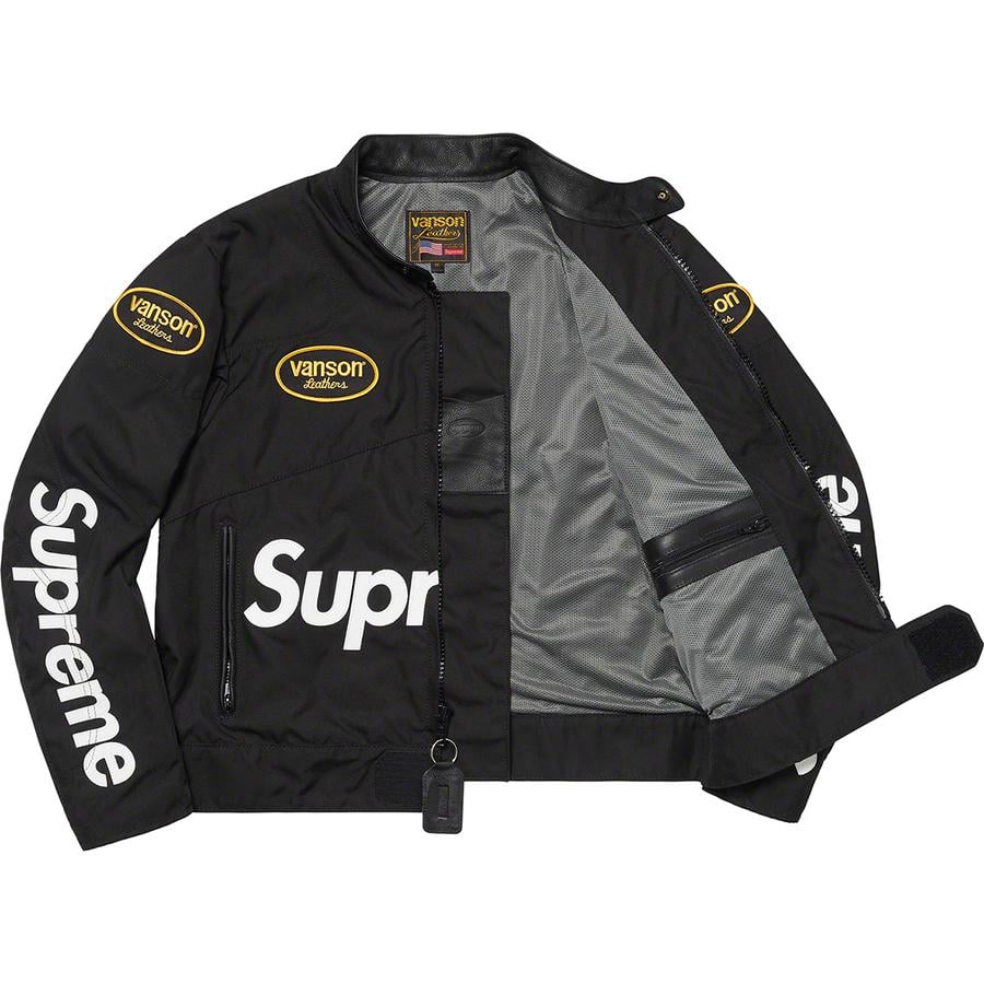 Details on Supreme Vanson Leathers Cordura Jacket  from spring summer 2021 (Price is $648)