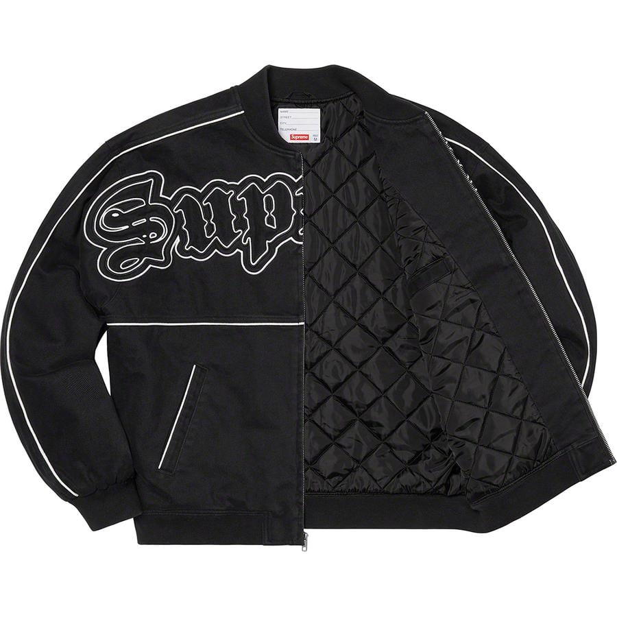 Twill Old English Varsity Jacket - spring summer 2021 - Supreme