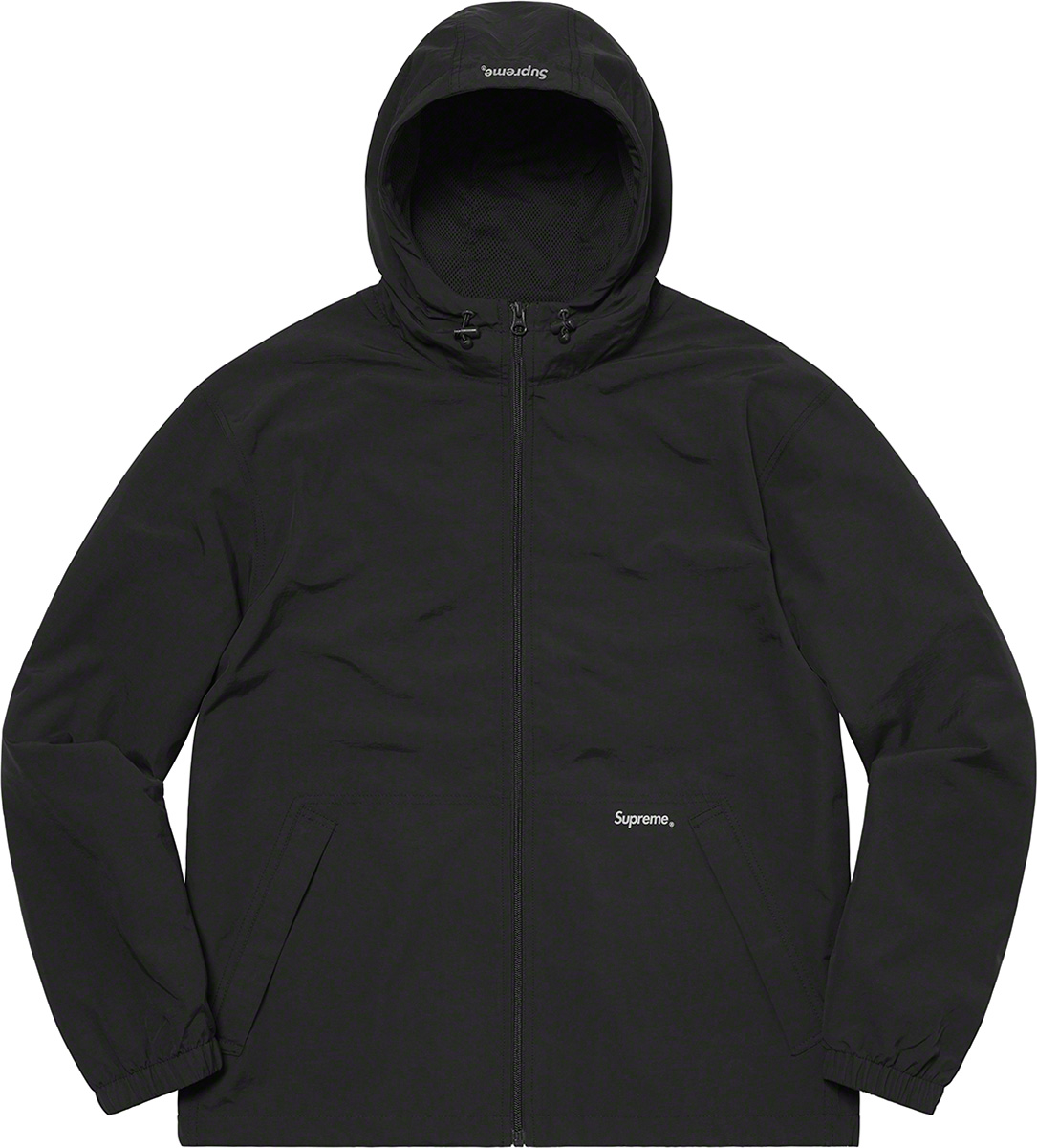 Supreme Reflective Zip Hooded Jacket Black new Zealand, SAVE 54