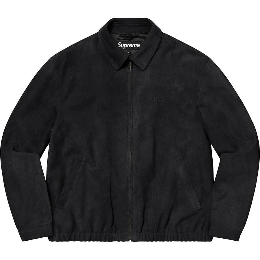 Details on Suede Harrington Jacket  from spring summer
                                                    2021 (Price is $498)