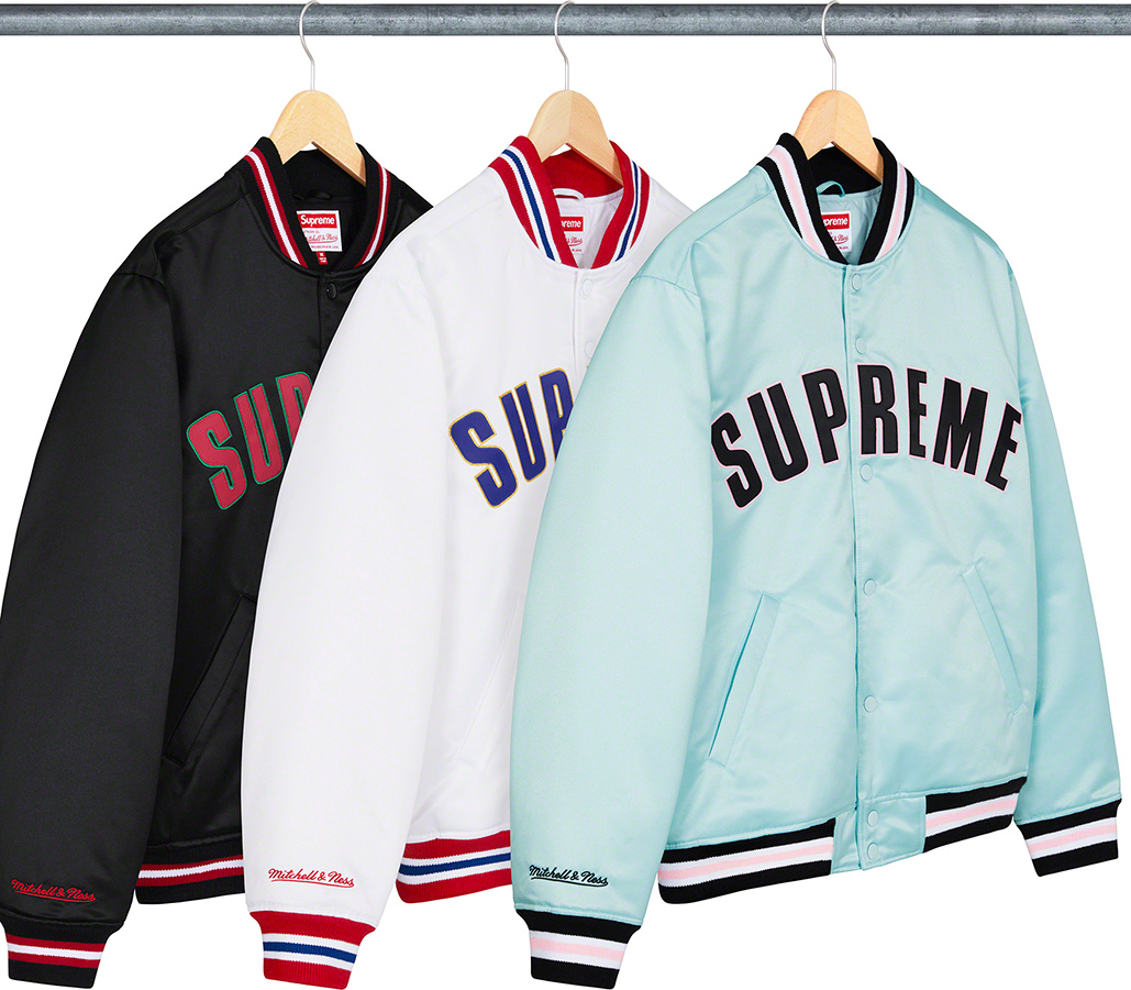 supreme  Mitchell&Ness VarsityJacket