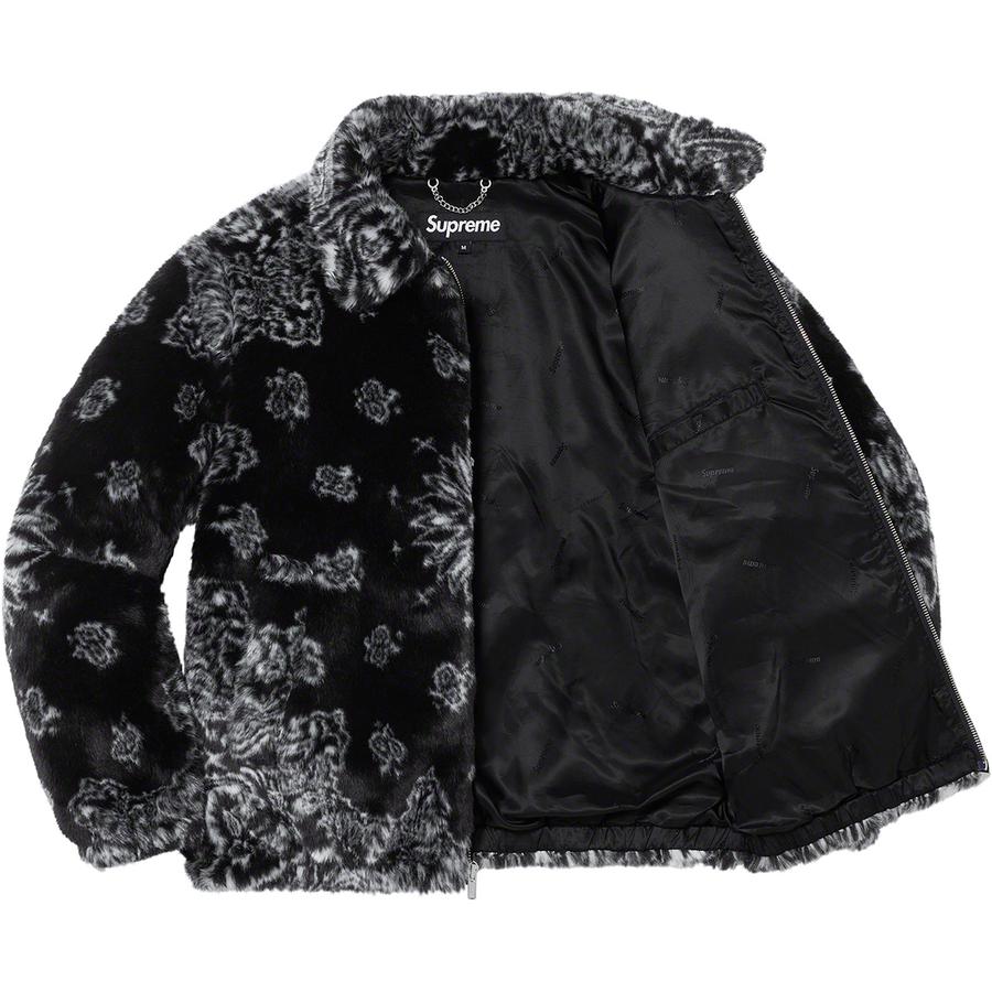 Details on Bandana Faux Fur Bomber Jacket  from spring summer
                                                    2021 (Price is $398)